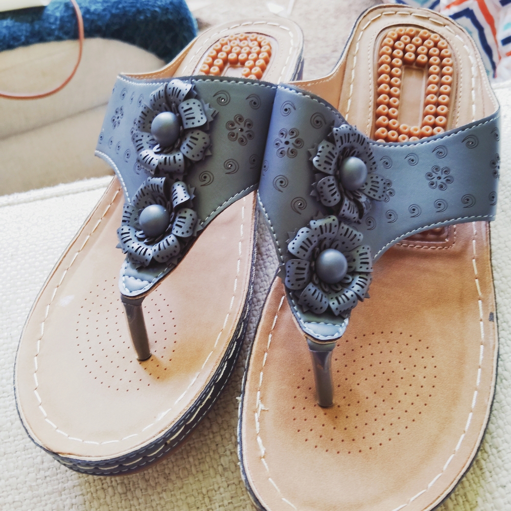 Elegant Floral Embellished Sandals